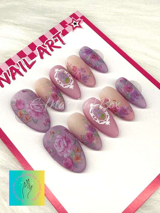 Vintage Pink and Lavendar